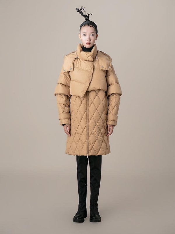 Double Layer Puffer Coat - BLANCORE