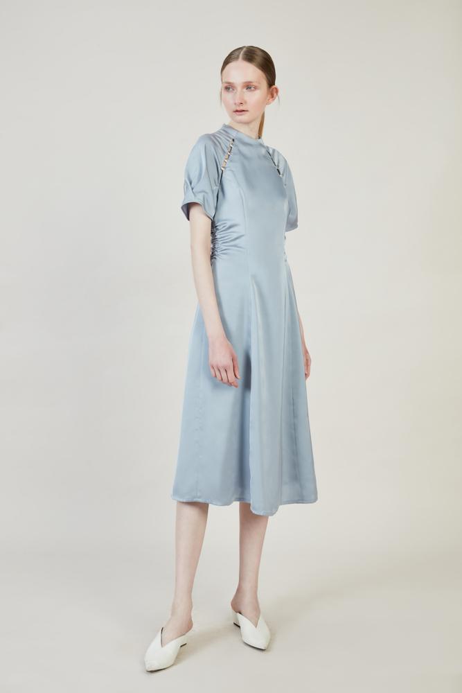 Dress With Drape - BLANCORE