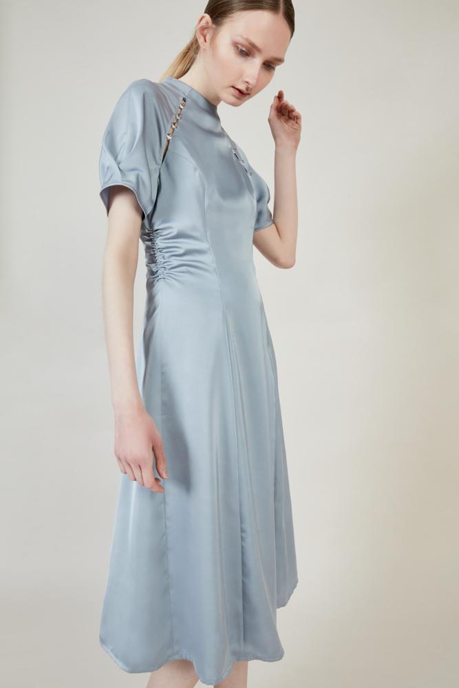 Dress With Drape - BLANCORE