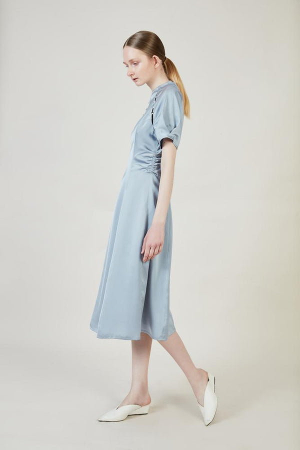 Dress With Drape - BLANCORE