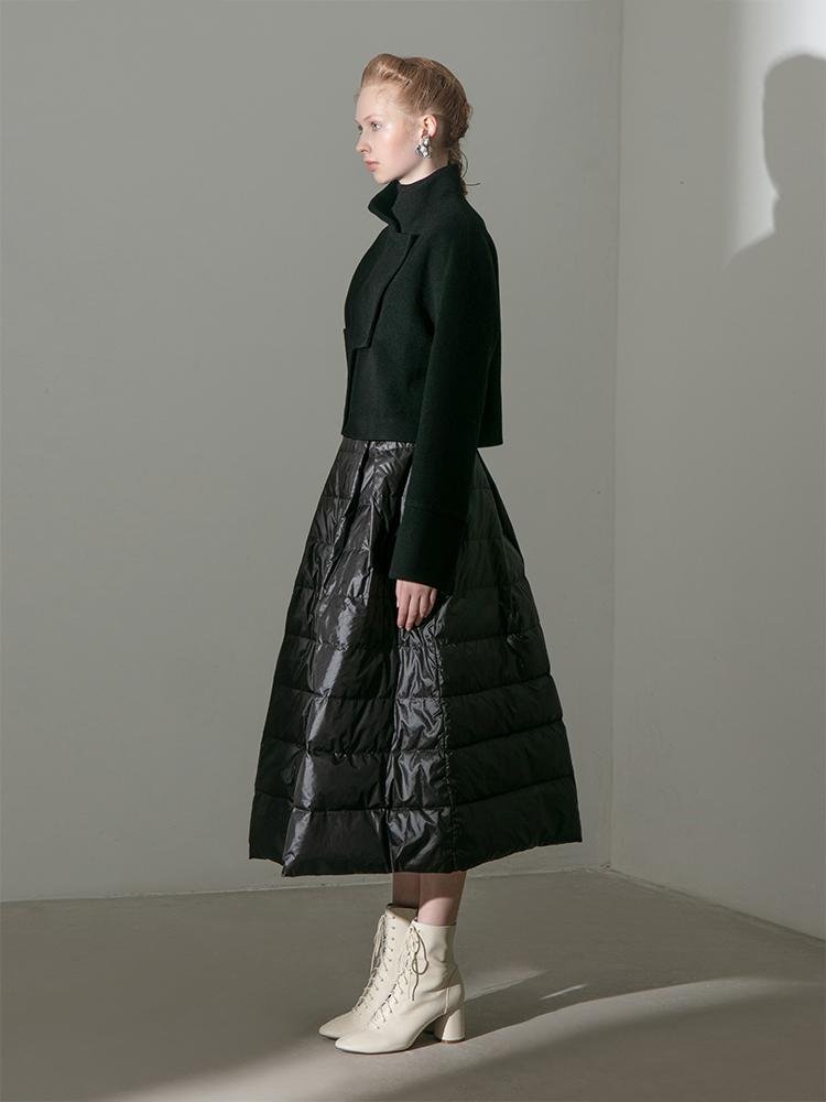 Geometric Wool Jacket - BLANCORE