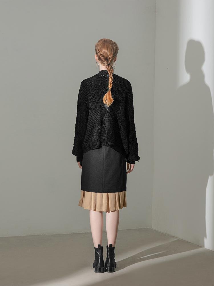Knit Cardigan - BLANCORE
