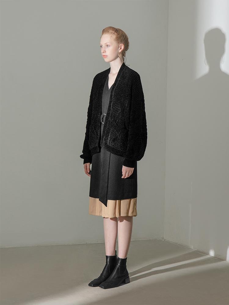 Knit Cardigan - BLANCORE