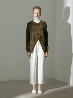 Knit Layerd Top - BLANCORE