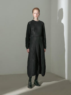 Knit Wool Dress - BLANCORE