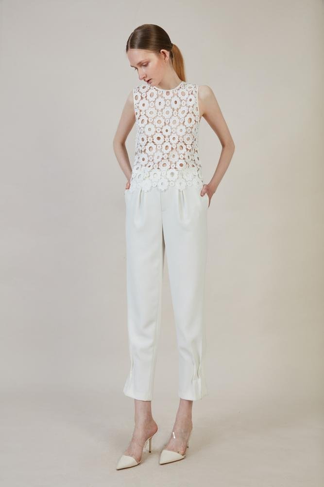 Lace Vest - BLANCORE