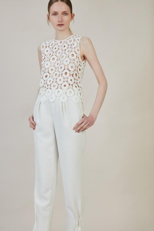 Lace Vest - BLANCORE