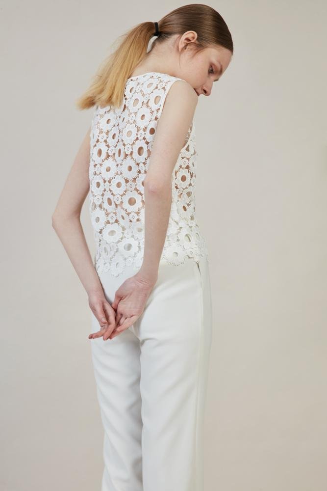 Lace Vest - BLANCORE