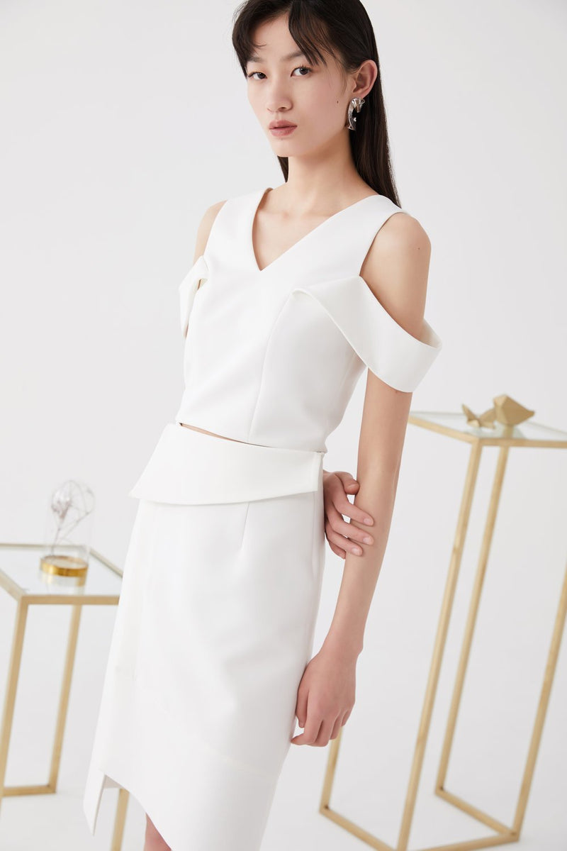 Open Shoulder Top - BLANCORE