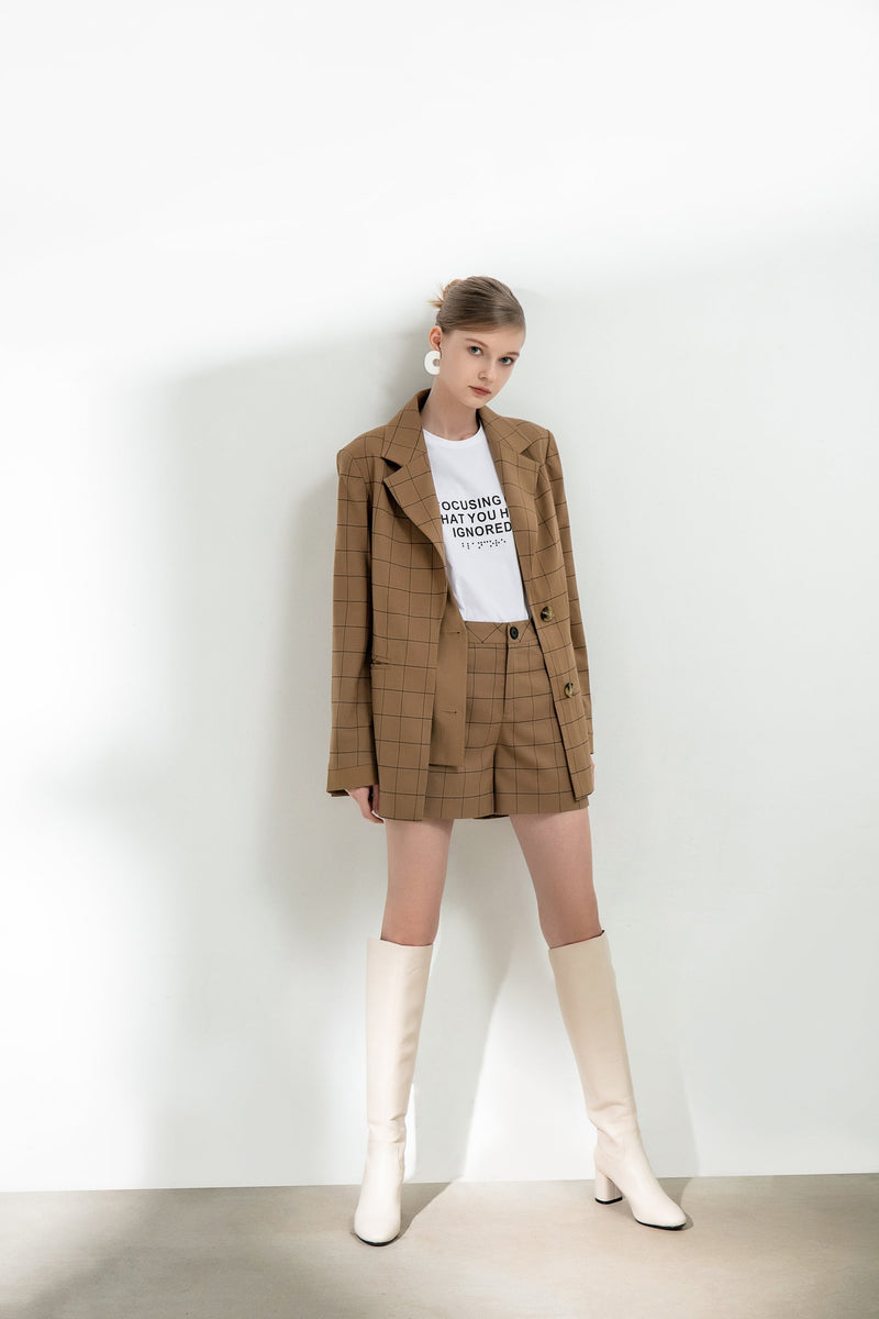 Plaid Shorts - BLANCORE