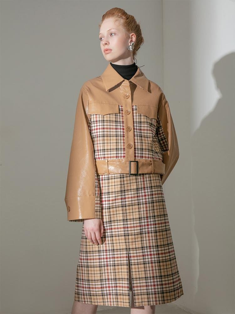 Plaid Skirt - BLANCORE