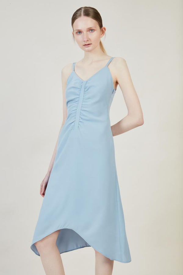 Ruched Slip Dress - BLANCORE
