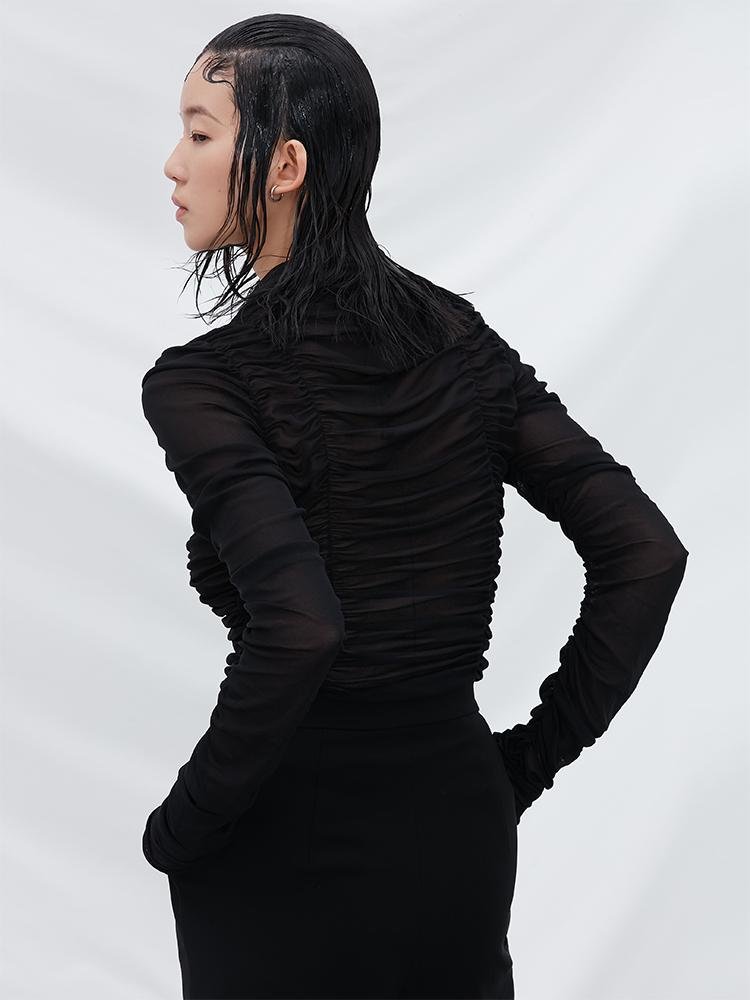 Ruched Top - BLANCORE