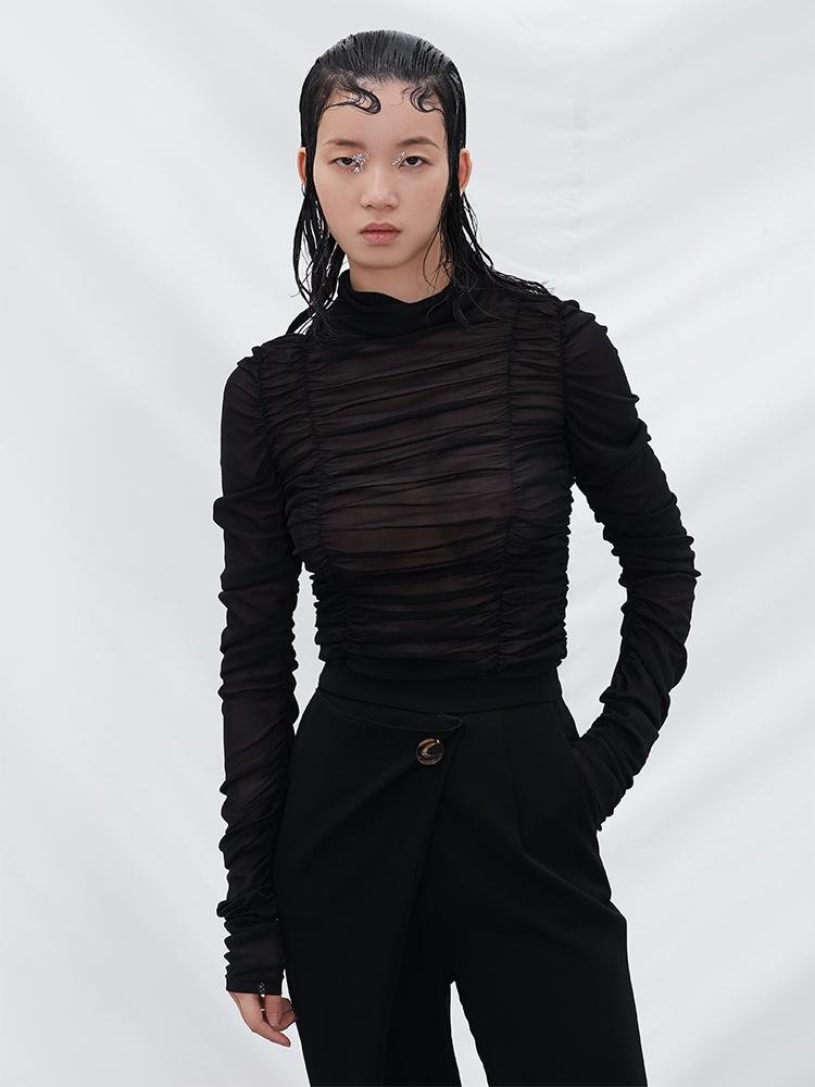 Ruched Top - BLANCORE