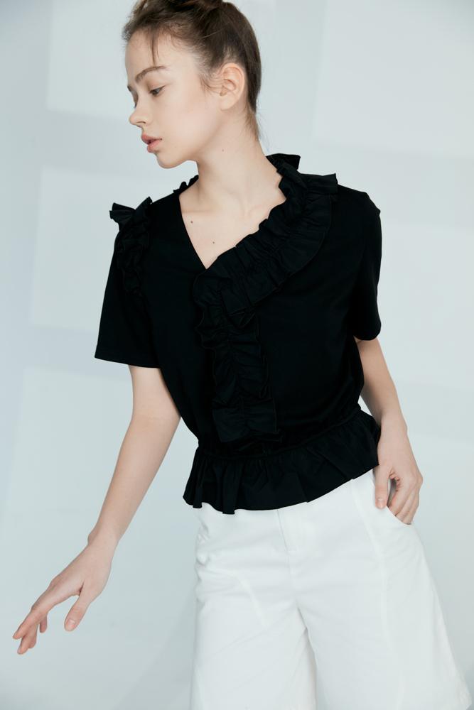 Ruffle Top - BLANCORE