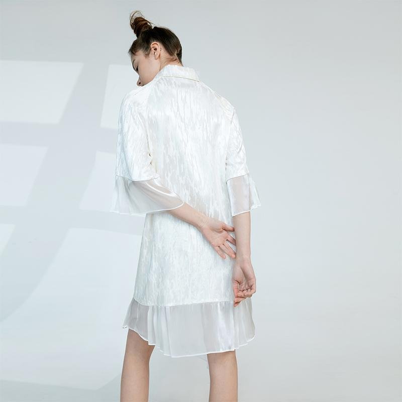 Silk Jacquard Shirt - BLANCORE