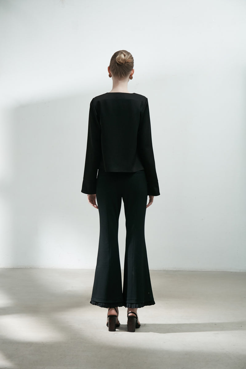 Top with Draped Detail - BLANCORE