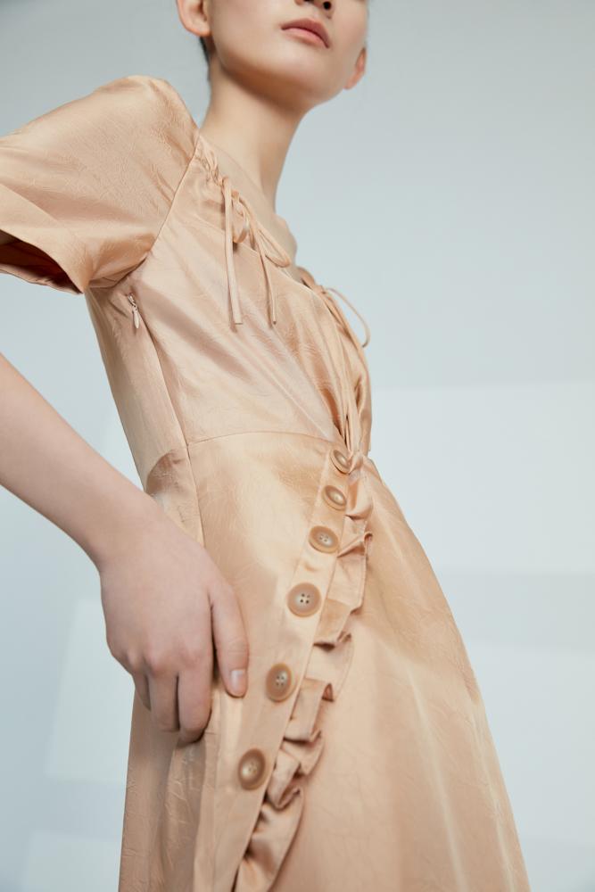 V-neck Dress - BLANCORE