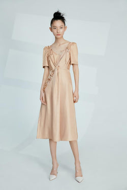 V-neck Dress - BLANCORE