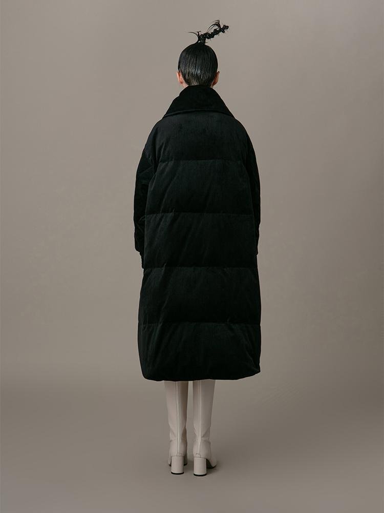 Velvet Puffer Coat - BLANCORE