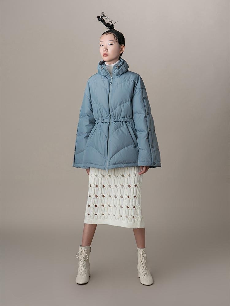 Waisted Puff Jacket - BLANCORE